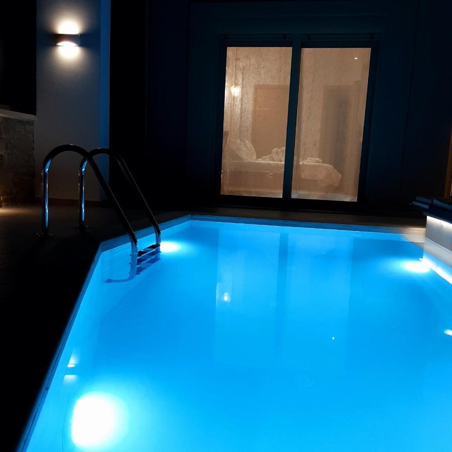 Luxury Villa Dioskouroi Eco Pool & Jacuzzi Каливес Экстерьер фото
