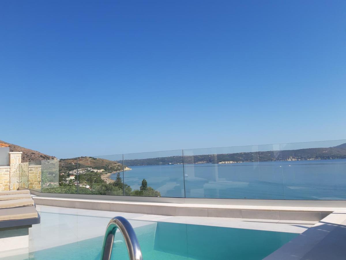 Luxury Villa Dioskouroi Eco Pool & Jacuzzi Каливес Экстерьер фото