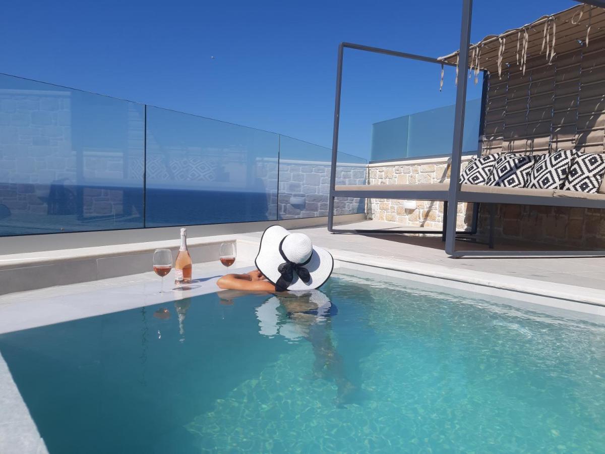 Luxury Villa Dioskouroi Eco Pool & Jacuzzi Каливес Экстерьер фото