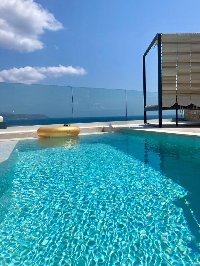 Luxury Villa Dioskouroi Eco Pool & Jacuzzi Каливес Экстерьер фото
